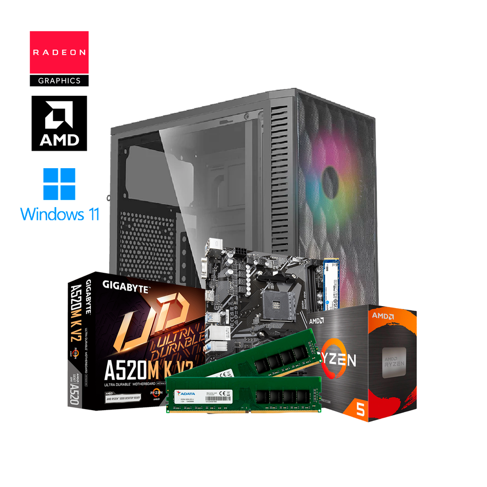 🔥💻 PC Gamer ZGaming 5600G Blaze – Ryzen 5 5600G / 16GB RAM / 500GB SSD 🚀🎮