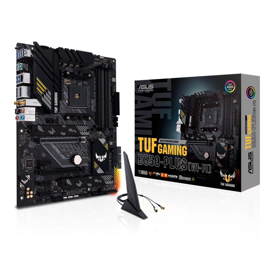 Tarjeta Madre ASUS TUF GAMING B550-PLUS WIFI II, Socket AM4, Wifi, Bluetooth