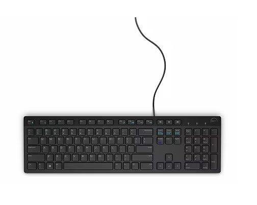 Teclado Dell KB216, Alambrico, USB, Negro