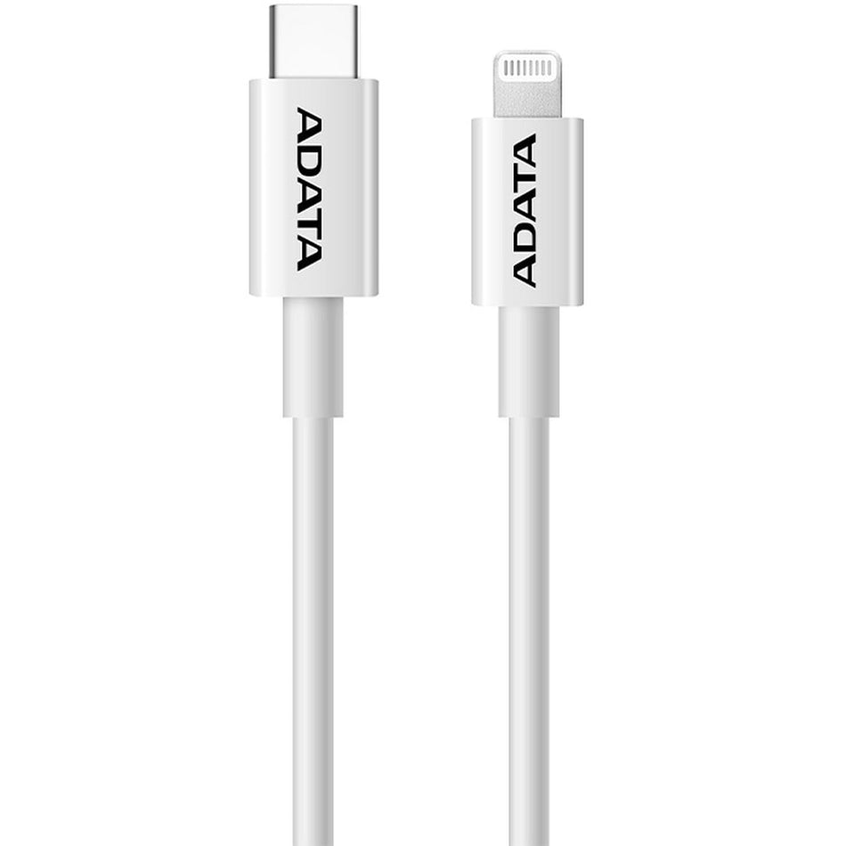 Cable Adata Lightning A Usb tipo C, 1 Metro, Blanco