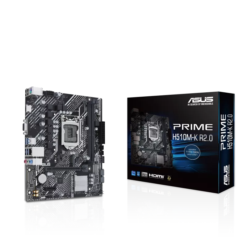 Tarjeta Madre ASUS PRIME H510M-K R2.0, Socket 1200, HDMI, 64GB DDR4, MicroATX