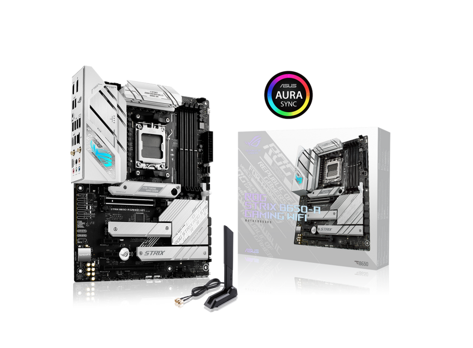 TARJETA MADRE ASUS ROG STRIX B650-A GAMING WIFI AM5, 4xDDR5, WIFI 6