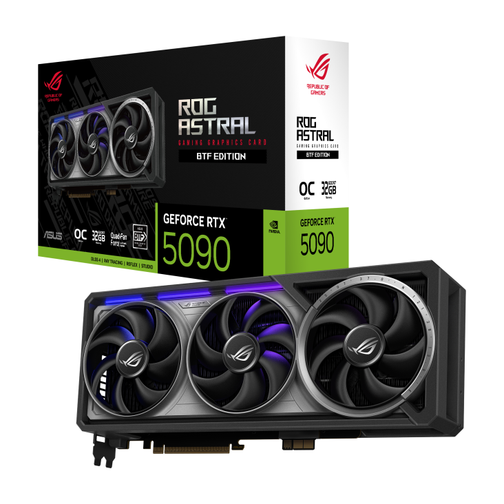 Tarjeta de Video Asus NVIDIA GeForce RTX 5090 ROG Astral,BTF, 32GB 512-bit GDDR7, PCI Express 5.0, 2x HDMI, 3x DP