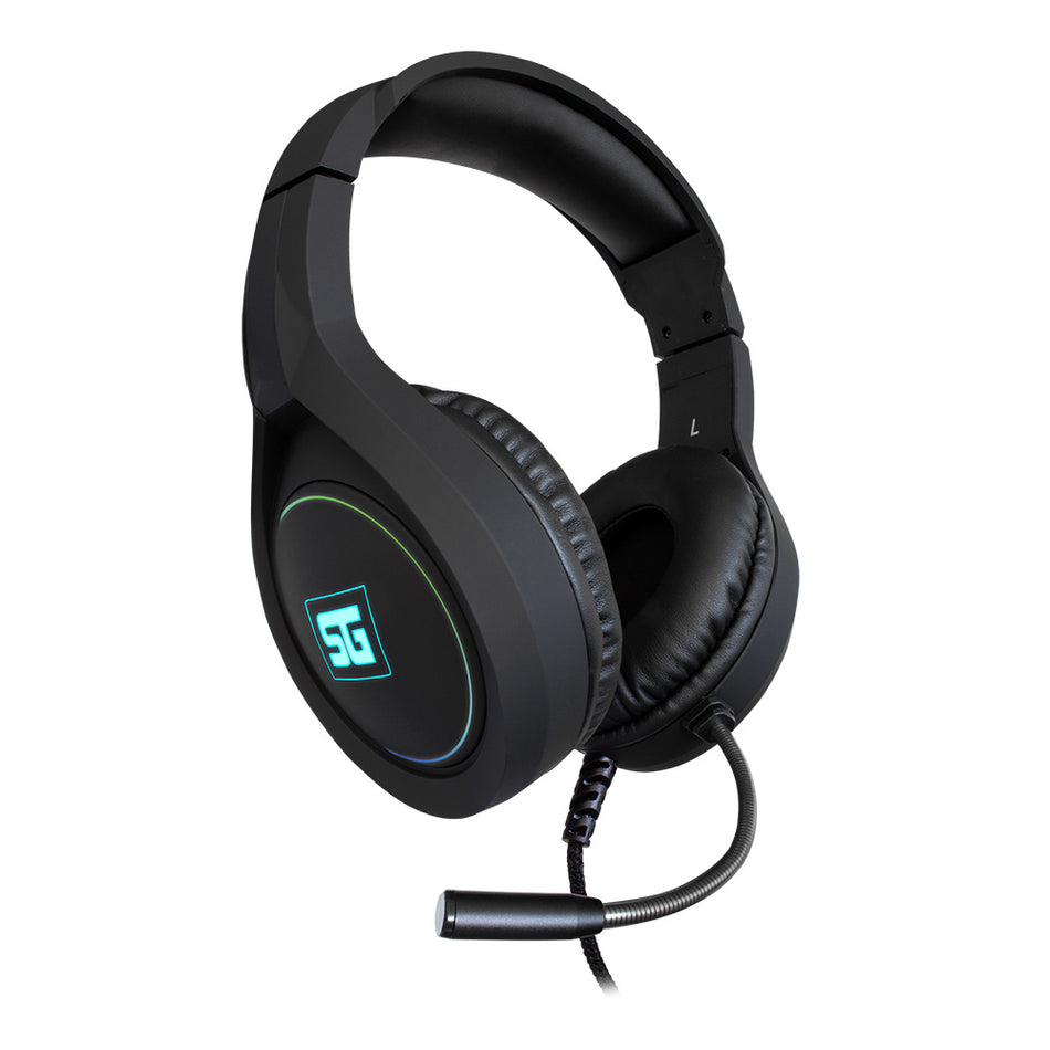 Diadema Vorago Gamer HS-501 RGB, USB, 3.5mm, Microfono Flexible