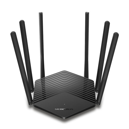Router Mercusys AC1900, Gigabit Ethernet, Doble Banda, Inalambrico, 1900 Mbit/s, 3xRJ-45, 2.4 - 5GHz , 5 Antenas