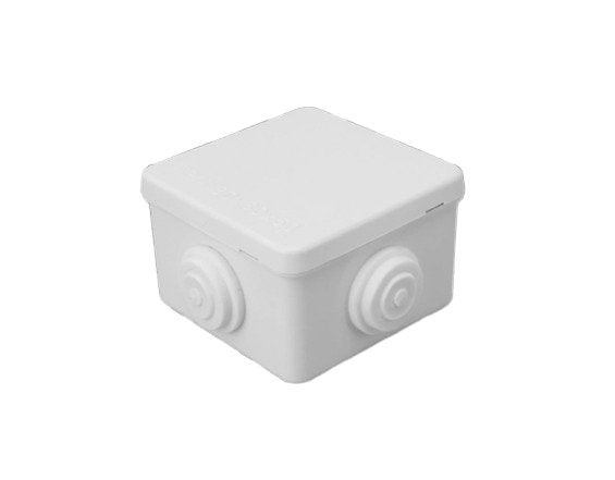 Caja de Conexiones Saxxon, 4 entradas, 80x80x50mm, IP55