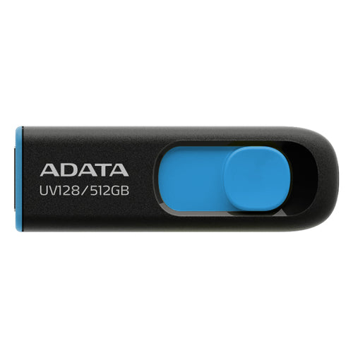 Memoria USB ADATA UV128 256GB USB tipo A, Color Negro/Azul