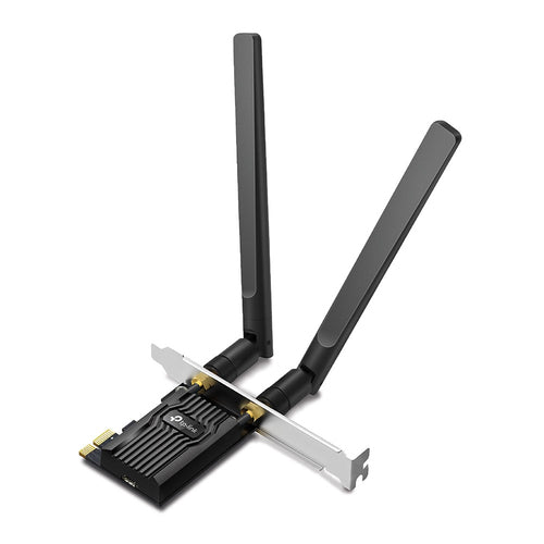 Tarjeta de red inalambrica TP-Link Archer TX20E PCI Express, Wi-Fi 6, 1800 Mbit/s, 2 Antenas, Negro