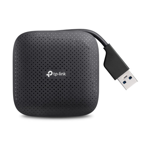 Hub Portatil TP-LINK UH400, 4 Puertos, Usb 3.0, Negro