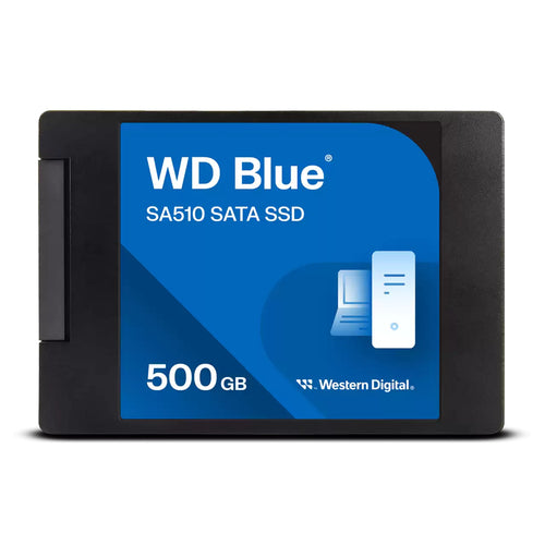 SSD Western Digital Blue SA510 500GB, 2.5 pulgadas, SATA III 6 Gbit/s, Lectura 560 MB/s, Escritura 510 MB/s