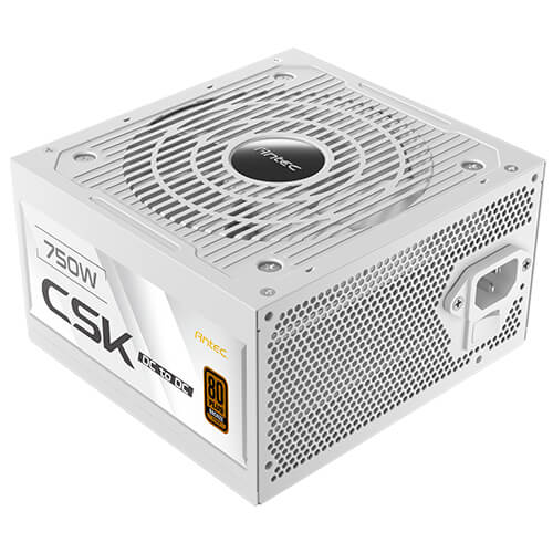 Fuente De Poder Antec CSK750 DC, 750W , 80 Bronze, DC to DC , Blanco