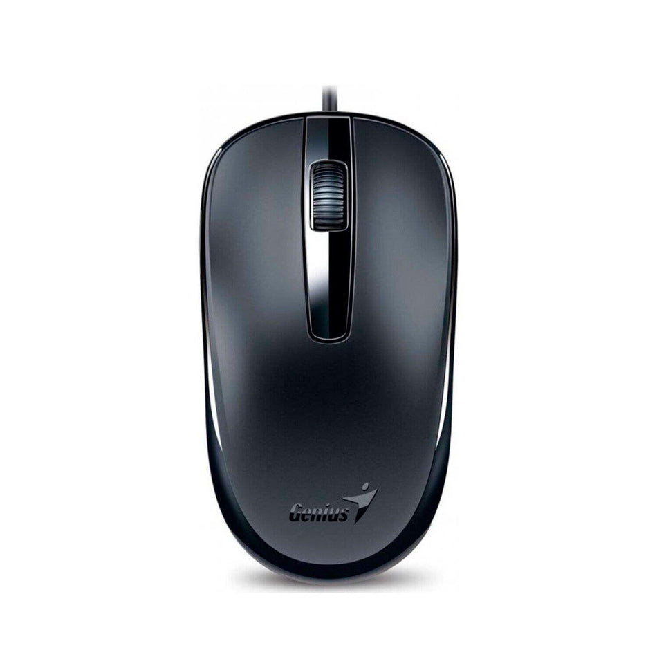 Mouse Optico Genius DX-120, Alambrico, 1000 DPI, 3 Botones, USB, Negro