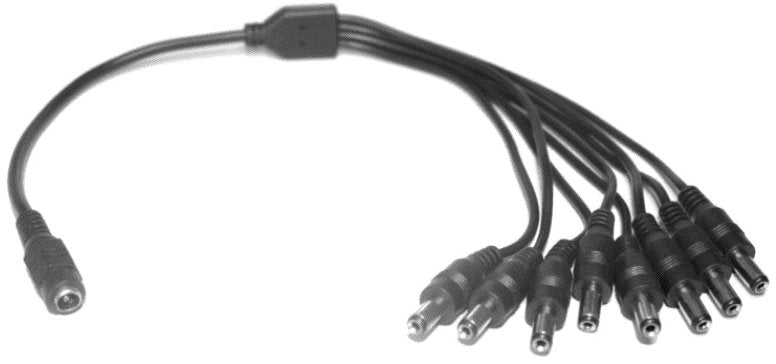 Cable Saxxon Tipo Pulpo SX-F58 De 1 conector Hembra Entrada a 8 Salidas Macho