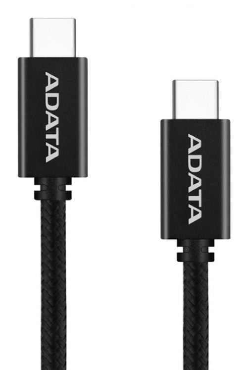 Cable USB ADATA, USB-C a USB-C, 2m, Negro