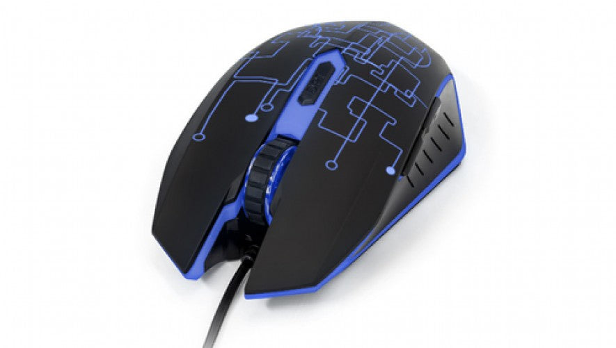 Mouse Optico Gamer Vorago MO-501, 1000-3200 Dpi, 4 Colores Luz Led, 5 Botones, Cable 1.8m, Negro