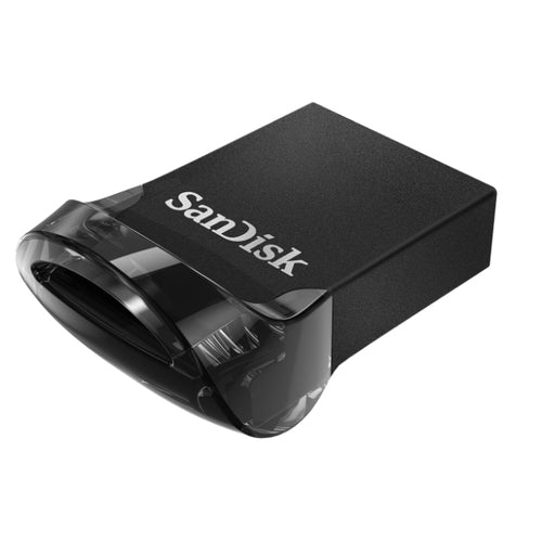 Memoria USB SanDisk Ultra Fit, 64GB, USB-A 3.1, Lectura 300MB/s, Negro