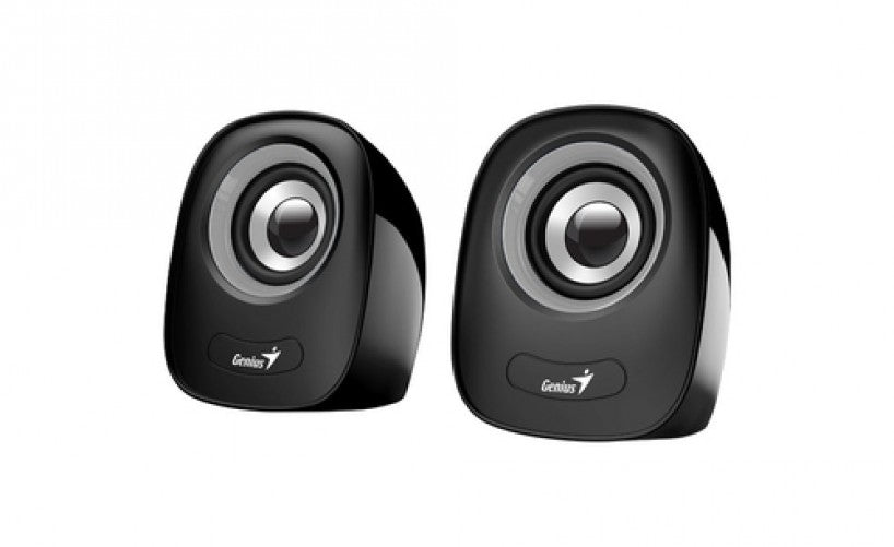 Bocinas Genius SP-Q160, 3.5mm, Alambrico, USB, 6W, Negro/Gris