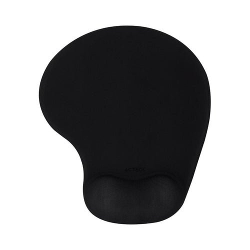 Mousepad Acteck MG210 con reposa munecas, Tela, Antideslizante, Negro