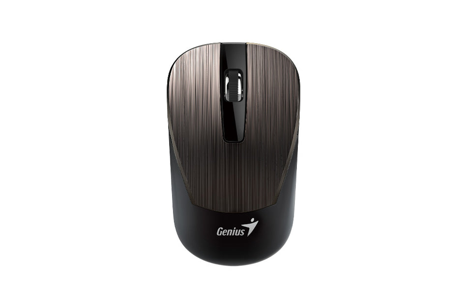 Mouse Optico Genius NX-7015 Inalambrico, BlueEye 1200Dpi, USB 2.4Ghz, Chocolate