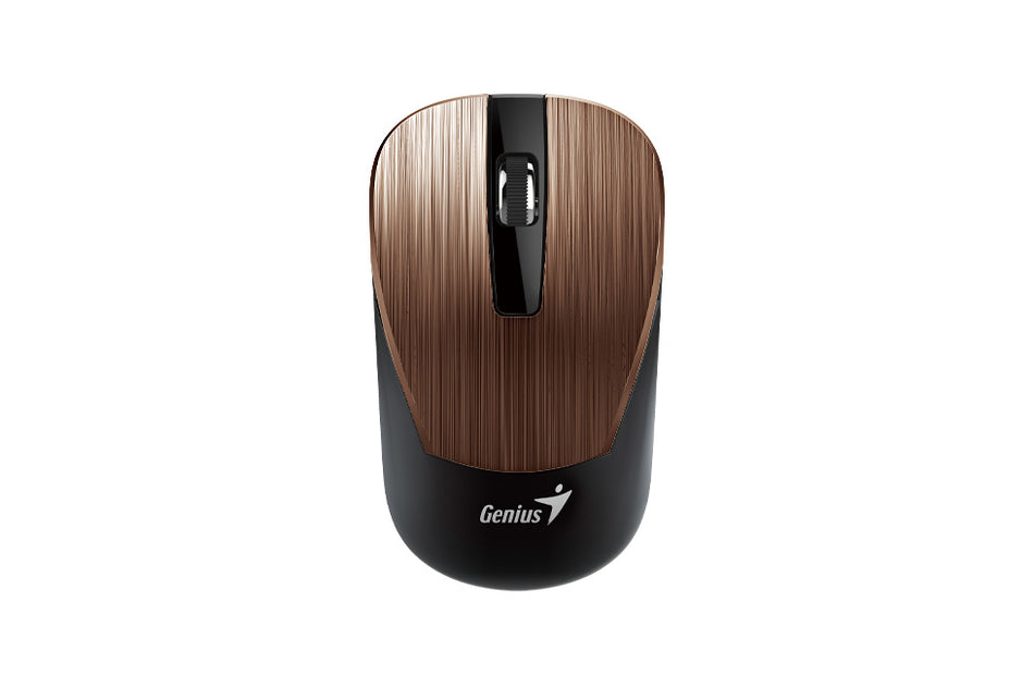 Mouse Optico Genius NX-7015 Inalambrico, BlueEye 1200Dpi, USB 2.4Ghz, Cobre/Negro