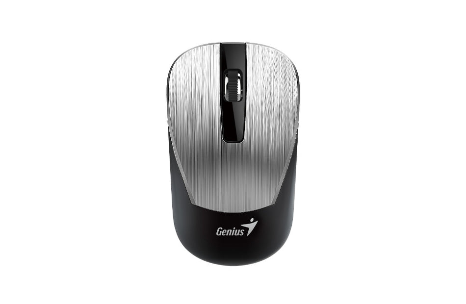 Mouse Optico Genius NX-7015 Inalambrico, BlueEye 1200Dpi, USB 2.4Ghz, Negro/Gris