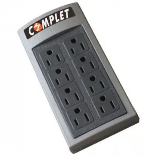 Multicontactos COMPLET con Supresor de tension, 720W, 8 Contactos