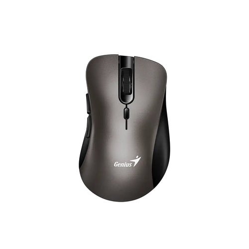 Mouse Ergonomico Genius ERGO 8100S, Inalambrico, USB, 1600 DPI, 6 botones, Silencioso, Titanio
