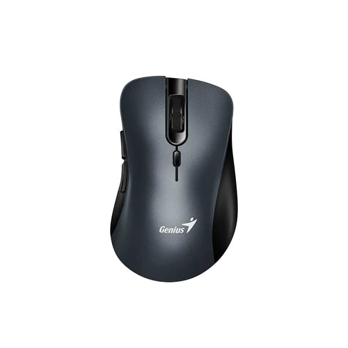 Mouse Ergonomico Genius ERGO 8100S, Inalambrico, USB, 1600 DPI, 6 botones, Silencioso, Gris
