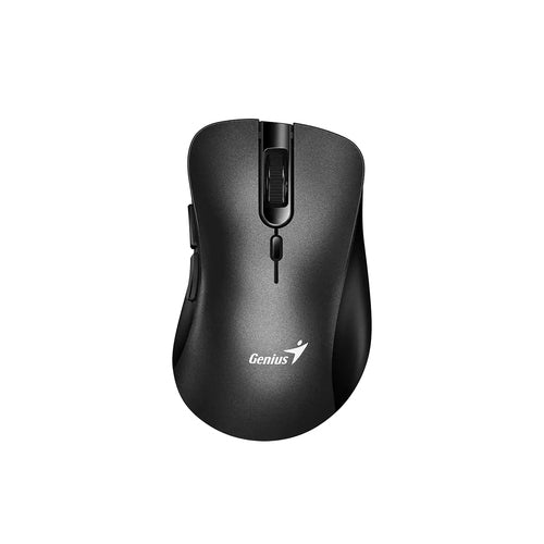 Mouse Ergonomico Genius ERGO 8100S, Inalambrico, USB, 1600 DPI, 6 botones, Silencioso, Negro