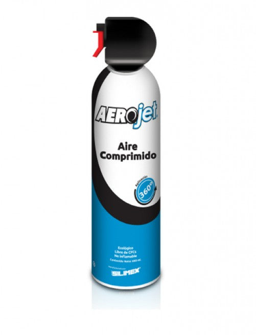 AIRE COMPRIMIDO SILIMEX AEROJET 360, 660ML, PARA MANTENIMIENTO PREVENTIVO