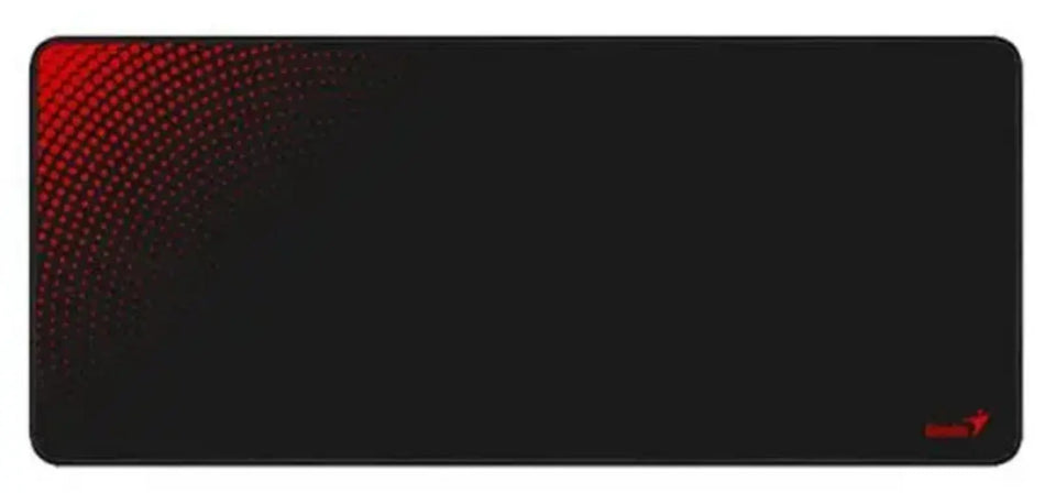 Mousepad Genius G-Pad 700S, 30cmx70cm, Base Antideslizante,  Negro con Rojo