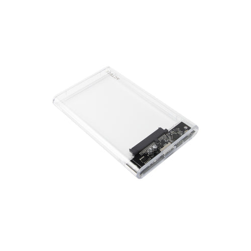 Gabinete Enclosure Acteck Armor Clear HC440 2.5 Sata, USB 3.2, Max. 2TB, transparente