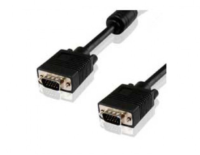 Cable de video VGA XCase Macho-Macho 7.5mts AWG 30, Color Negro