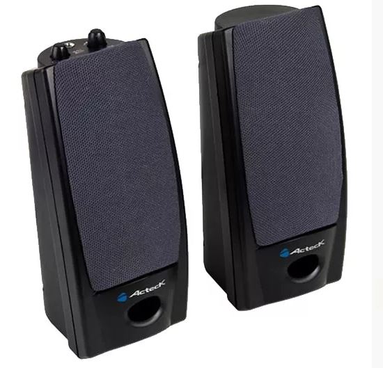 BOCINAS ACTECK AX-2500 300W PMPO NEGRO