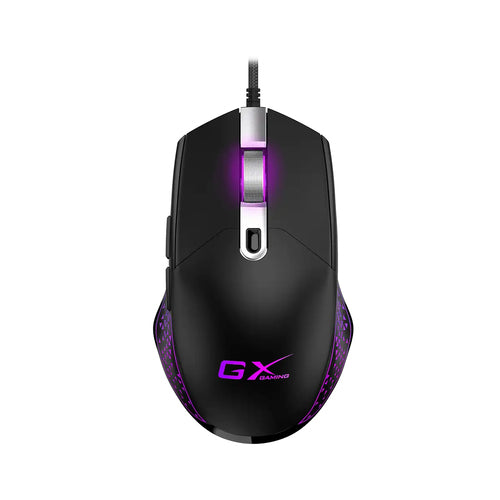 Mouse Alambrico GX GAMING M705, USB, 7200 DPI, RGB, Negro