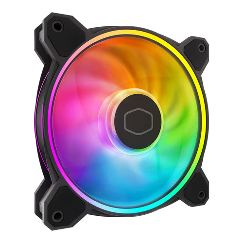Ventilador Cooler Master MF120 HALO, 120mm, ARGB, Negro