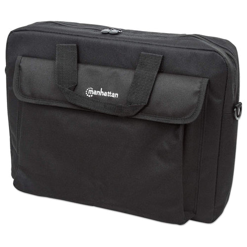 Maletin para Laptop Manhattan London de 15.6 Pulgadas, Poliester, Color Negro