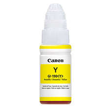 Botella De Tinta Canon GI-190 (0670C001), Amarillo 70ml, Para Pixma G1100, G2100, G3100, G3102 original