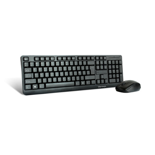 Kit de teclado y mouse Vorago KM-302 inalambrico, Negro
