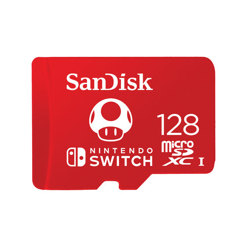Memoria Micro SD SanDisk SDSQXAO-128G-GNCZN 128 GB, Velocidad 100 MB/s, Edicion Mario Bros