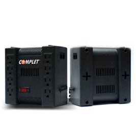 Regulador COMPLET XPOWER 650W, 1300VA, Supresor de Picos, 8 contactos