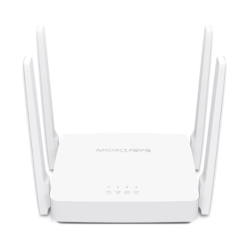 Ruteador Inalambrico Mercusys AC10 4Antenas 5dBi 2.4/5GHz (300/867Mbps) Wi-Fi5 3Puertos LAN color Blanco