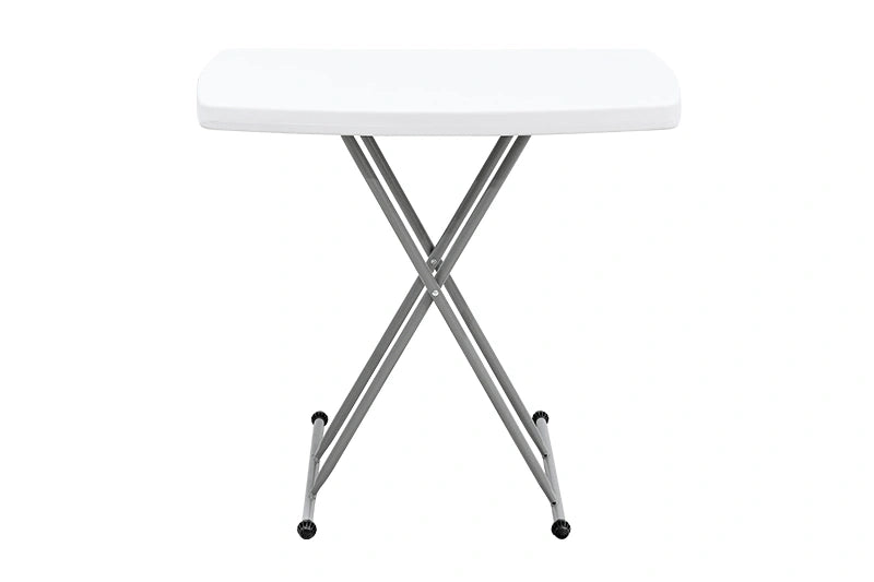 Mesa MODAMOB Plegable con ajuste de altura: base de la mesa 76cmx50cm. 3 niveles de altura: 70.5cm, 61cm, 46.5cm, empaques uso rudo