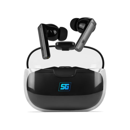 Audifonos Inalambricos Vorago ESB-301-PRO, Microfono, True Wireless Stereo, Negro, Estuche de Carga
