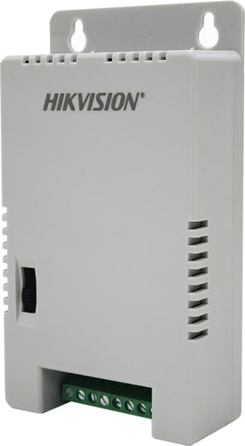 Fuente De Poder Hikvision, 4 Canales, 12VCC, 1A, Filtro de Ruido para Camaras 4K