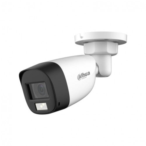 Camara Dahua CCTV, Bala, 2MP, Full Color, IR 20m, Exterior, IP67, Microfono, Dual iluminacion