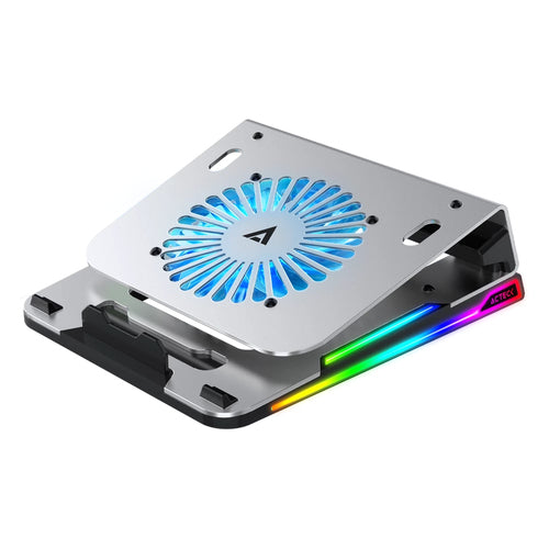 Base Enfriadora ACTECK FROOST EX BE650, Laptop 16", RGB, 4x USB, Gris