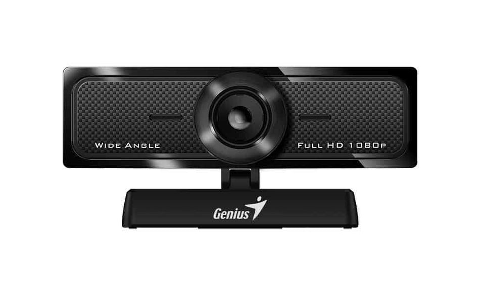 Camara Web Genius Widecam F100v2, FHD 1080p, 120 Grados, Microfono Digital, USB, Negro