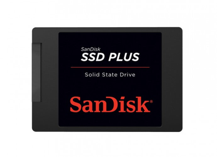 SSD SanDisk Plus 480GB, 2.5", SATA III, Lectura 535MB/s, Escritura 445MB/s