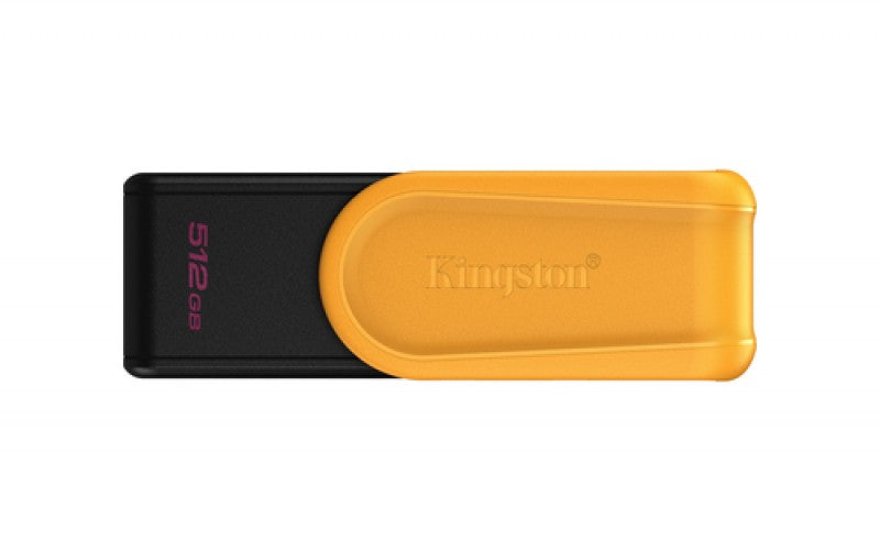 Memoria USB Kingston DataTraveler Exodia S, 512GB, 3.2 Gen 1, Color Negro/Amarillo